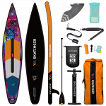 Skatinger CMYK Orange Racing SUP Board
