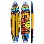 Skatinger Graffiti Yellow Tavola SUP Touring – Carattere, Contrasto, Prestazioni