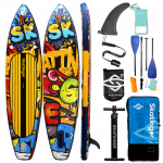 Skatinger Graffiti Yellow Tavola SUP Touring – Carattere, Contrasto, Prestazioni