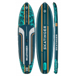 Skatinger Leafy Expedition Green Tavola SUP Allround – Stabilità, Resistenza, Controllo