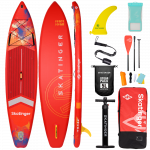 Skatinger Magma Red Allround Paddle SUP Board – Flow, Performance & Energy