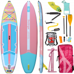 Skatinger White Night Glow Tavola SUP – Stabilità, Comfort, Relax
