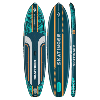 Skatinger Leafy Expedition Green Tavola SUP Allround – Stabilità, Resistenza, Controllo