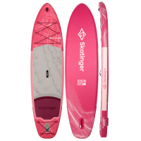 Tavola SUP da touring con pagaia Skatinger Seahorse Pink – Grazia, Comfort e Libertà