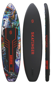 Skatinger Aurora Black Tavola SUP Allround – Audace, Celestiale, Performante