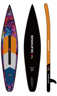 Skatinger CMYK Orange Tavola SUP Race – Precisione, Forza, Inarrestabile