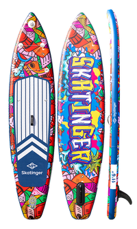 Skatinger Graffiti Red Tavola SUP Touring – Stabilità, Controllo, Espressione