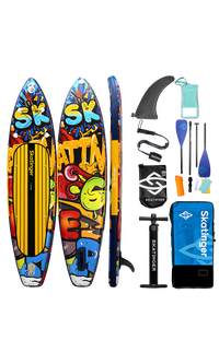 Skatinger Graffiti Yellow Tavola SUP Touring – Carattere, Contrasto, Prestazioni