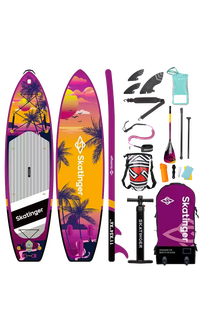 Skatinger Upgraded Sunrise Tavola SUP Allround – Avventura, Scorrevolezza, Tropici