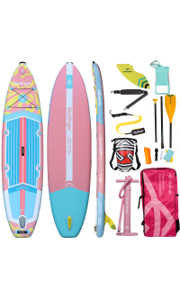 Skatinger White Night Glow Tavola SUP – Stabilità, Comfort, Relax