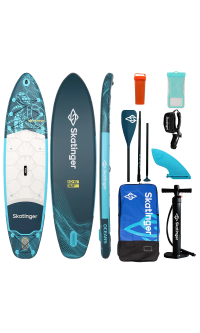 Skatinger Turtle Allround Paddle SUP Board – Resistenza, Comfort, Unicità