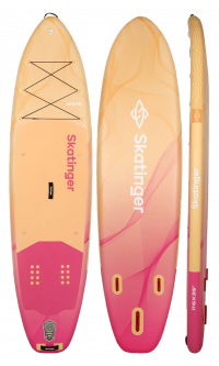 Skatinger Wave Yellow Tavola SUP Allround – Elegante, Stabile, Sicuro