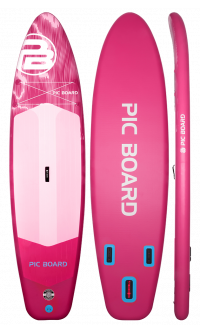 Tavola SUP Allround da Paddle Skatinger Aurora Pink – Spaziosa, Divertente e che infonde sicurezza