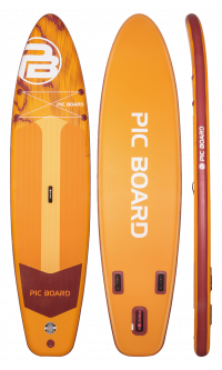 Tavola SUP Allround da Paddle Skatinger Aurora Yellow – Spaziosa, stabile e adatta a tutta la famiglia