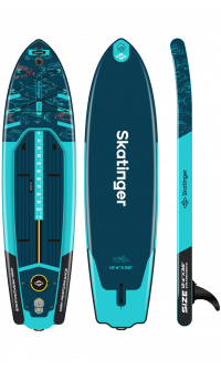 Skatinger Tavola SUP da Pesca – Stabilità, Spazio, Prestazioni
