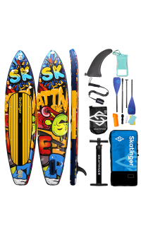 Skatinger Graffiti Yellow Tavola SUP Touring – Carattere, Contrasto, Prestazioni