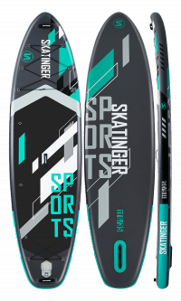 Skatinger Grey Sports Yoga Tavola SUP – Concentrazione, Forza, Precisione