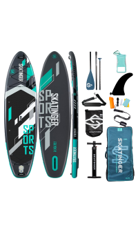 Skatinger Grey Sports Yoga Tavola SUP – Concentrazione, Forza, Precisione