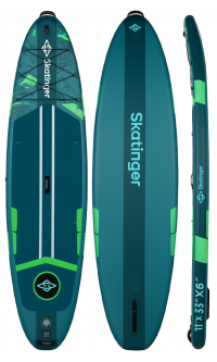 Skatinger Ice Age Green Tavola SUP Touring – Stabilità, Controllo, Avventura
