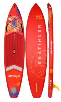 Skatinger Interstellar Red Tavola SUP Touring – Energia, Stile, Prestazioni