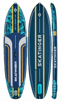 Skatinger Leafy Expedition Blue Tavola SUP Allround – Velocità, Stabilità, Controllo