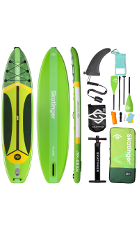 Skatinger Plans Green Tavola SUP Touring – Velocità, Stabilità, Avventura