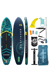 Skatinger Prana Dark Blue Tavola SUP Allround – Stabilità, Aderenza e Sicurezza