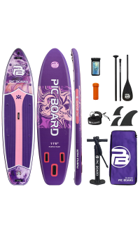 Skatinger Purple Fantasy Tavola SUP Allround – Stabile, Fluida e Accattivante