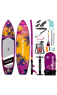 Skatinger Upgraded Sunrise Tavola SUP Allround – Avventura, Scorrevolezza, Tropici