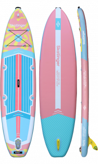 Skatinger White Night Glow Tavola SUP – Stabilità, Comfort, Relax