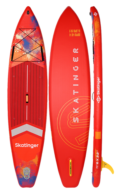 Skatinger Interstellar Red Tavola SUP Touring – Energia, Stile, Prestazioni