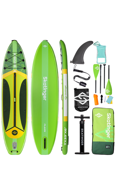 Skatinger Plans Green Tavola SUP Touring – Velocità, Stabilità, Avventura
