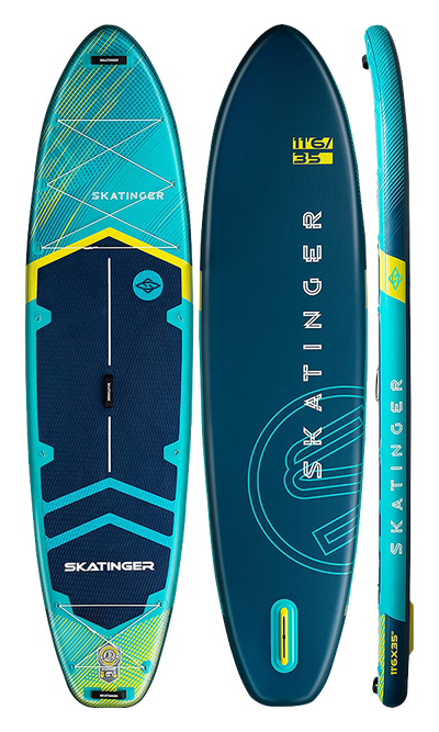 Skatinger Prana Light Blue Tavola SUP Allround – Stabilità, Comfort e Leggerezza