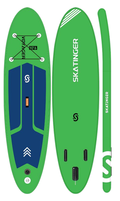Skatinger Voyager Grass Green Tavola SUP Allround – Energia, Stabilità, Controllo