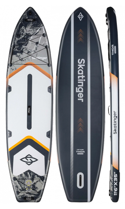 Skatinger Thor Grey Tavola SUP Allround – Largo, Stabile, Potente