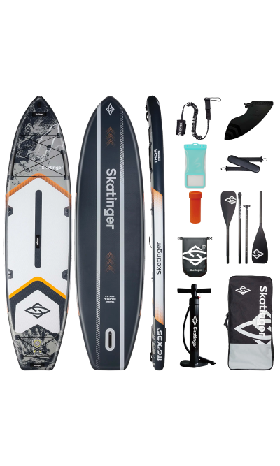 Skatinger Thor Grey Tavola SUP Allround – Largo, Stabile, Potente