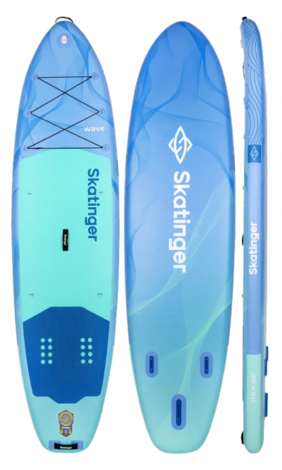 Skatinger Wave Blue Tavola SUP Allround – Stabile, Sicuro, Forte