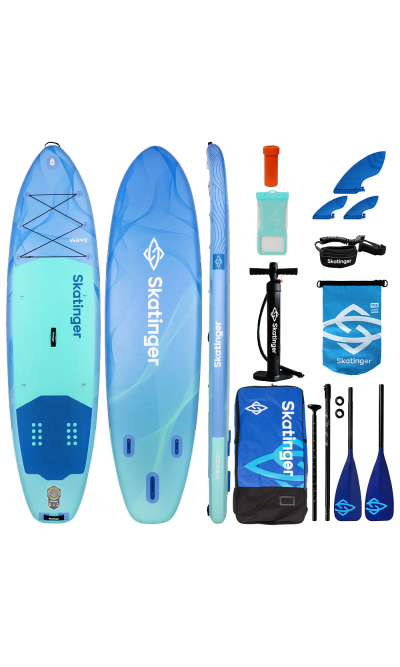 Skatinger Wave Blue Tavola SUP Allround – Stabile, Sicuro, Forte