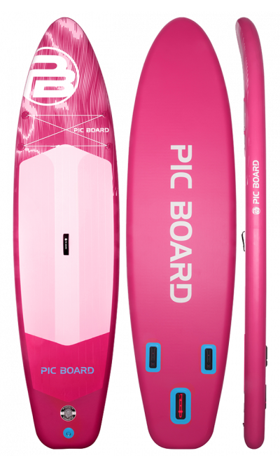 Tavola SUP Allround da Paddle Skatinger Aurora Pink – Spaziosa, Divertente e che infonde sicurezza