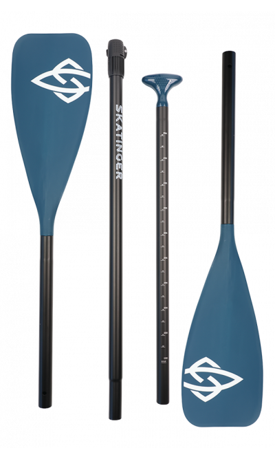 Pagaia a doppia pala in alluminio per SUP Skatinger