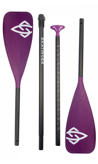 Pagaia a doppia pala in alluminio per SUP Skatinger