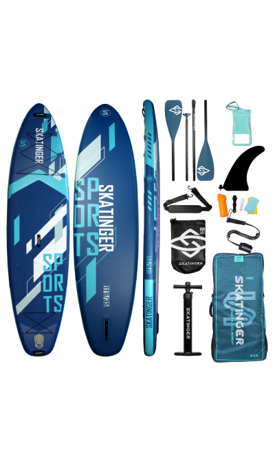 Skatinger Blue Sports Yoga Tavola SUP – Stabilità, Equilibrio, Controllo