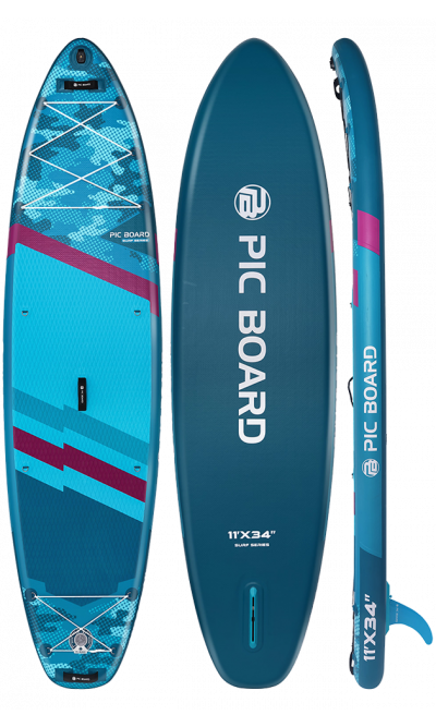 Skatinger Camouflage Blue Tavola SUP Allround – Potenza, Stabilità, Controllo