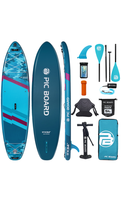 Skatinger Camouflage Blue Tavola SUP Allround – Potenza, Stabilità, Controllo