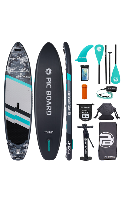 Skatinger Camouflage Grey Tavola SUP Allround – Forza, Ampiezza, Affidabilità