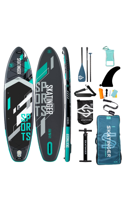 Skatinger Grey Sports Yoga Tavola SUP – Concentrazione, Forza, Precisione