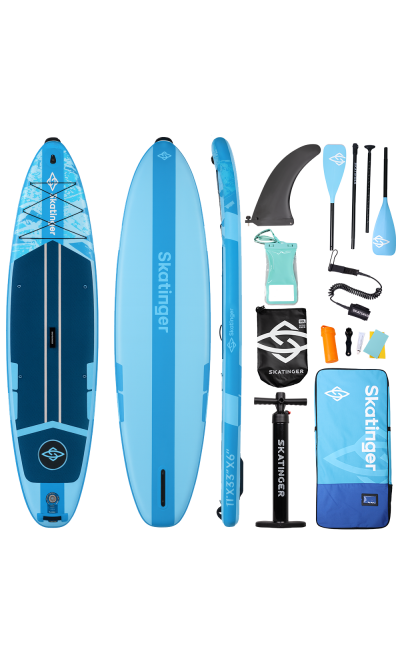 Skatinger Ice Age Blue SUP Touring – Calma, Chiarezza, Controllo