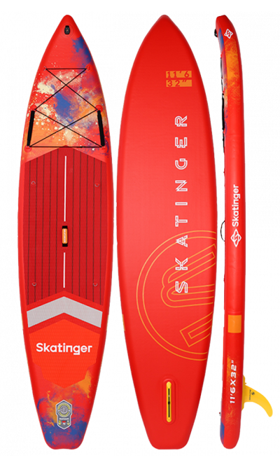 Skatinger Interstellar Red Tavola SUP Touring – Energia, Stile, Prestazioni