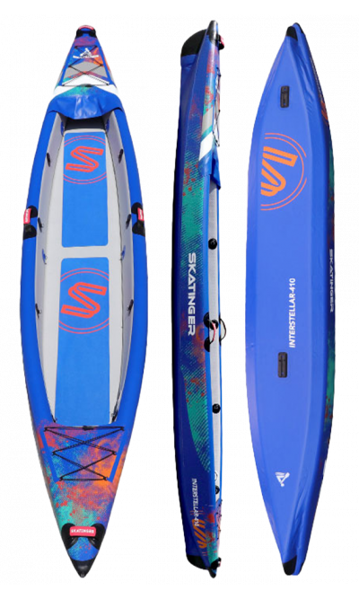 Skatinger Kayak per Due 410 cm – Comfort, Stabilità, Avventura