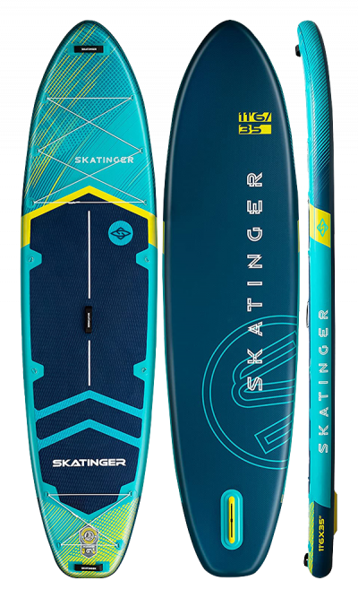 Skatinger Prana Light Blue Tavola SUP Allround – Stabilità, Comfort e Leggerezza